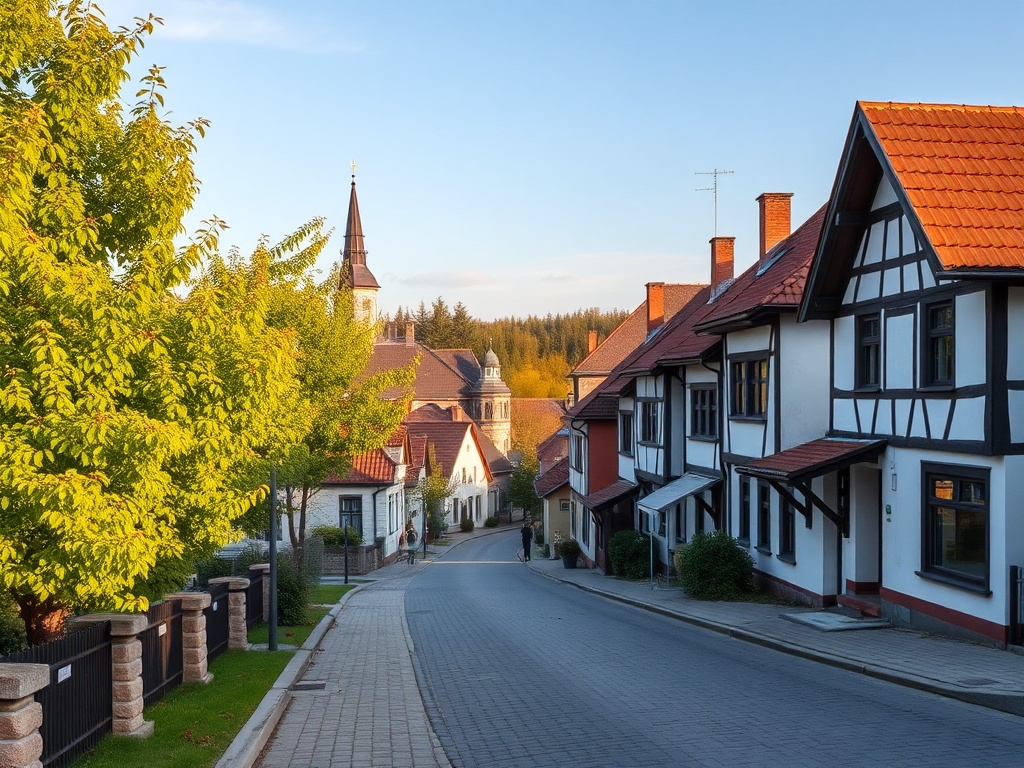 Widok ogrodu w Boguszowie-Gorcach wiosną, z młodymi sadzonkami przygotowanymi do posadzenia.